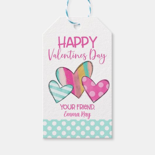 Favoriet label voor klaslokaal Valentijn Cadeaulabel (Voorkant)