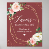 Favoriet, neem één Kaneelroze bloesem bloemen Poster (Voorkant)