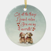 Favoriet Online Vind Beer Ornament Gepersonaliseer (Voorkant)