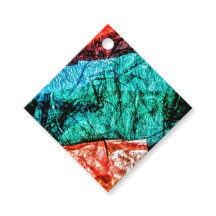 Favoriet Tags abstracte strip gerecycled plastic f