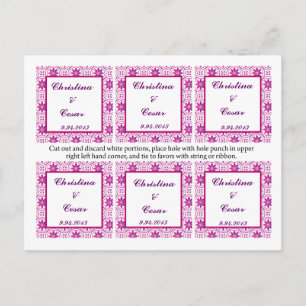 Favoriet Tags Magenta Paarse Formal Flower Star Pa Briefkaart