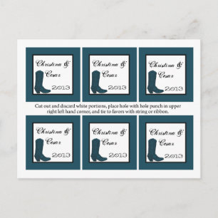Favoriet Tags Western Blauw Cowboy laarzen spurs s Briefkaart