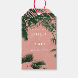Favorietabels voor Palm Springs Cadeaulabel