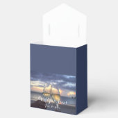 Favorietdozen voor Zonsondergang op het Strand Bru Bedankdoosjes (Geopend)