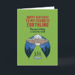 Favoriete aarding Alien UFO Pun Funny Birthday Kaart<br><div class="desc">Grappig en schattig verjaardagskaart voor degenen die van puns en humor houden. Ideaal om je vrienden en familie geluk te wensen met hun verjaardag. Bezoek onze winkel voor meer collectie met verjaardagskaarten. Je zult iets coole,  humoristische en soms sarcastische verjaardagskaarten vinden voor je speciale iemand.</div>