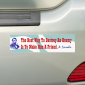 Favoriete Abraham Lincoln Citaat Bumperstickers (Op auto)