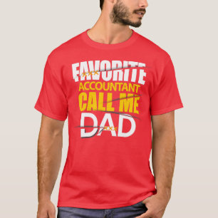 Favoriete accountant belt me vader t-shirt