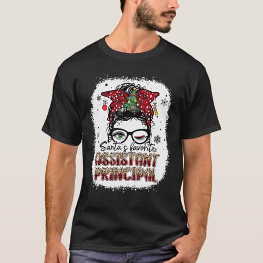 Favoriete assistent-directrice van Santa T-shirt (Voorkant)