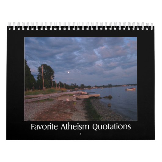 Favoriete atheïstische citaten kalender (Hoes)