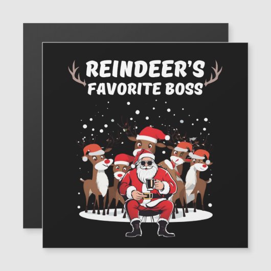 Favoriete baas van de rendieren (Voorkant / Achterkant)