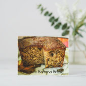 Favoriete Banana Brood Recipe Briefkaart (Staand voorkant)