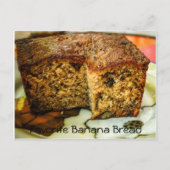 Favoriete Banana Brood Recipe Briefkaart (Voorkant)