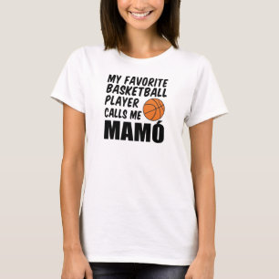 Favoriete basketballer noemt me Mamo T-shirt