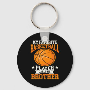 Favoriete basketballspeler noemt broer bas t sleutelhanger