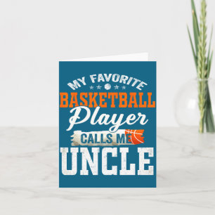 Favoriete basketballspeler noemt oom grappig T Kaart