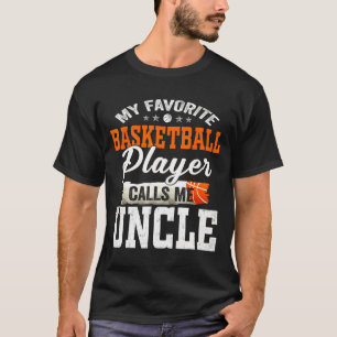 Favoriete basketballspeler noemt oom grappig T-shi T-shirt