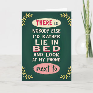 Favoriete Bed Slaapkamer Telefoon Partner Kaart