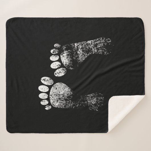 Favoriete benen sherpa deken (Voorkant (horizontaal))