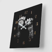 Favoriete benen vierkante klok (Hoek)