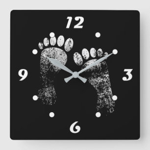 Favoriete benen vierkante klok