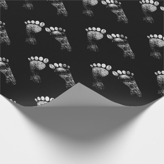 Favoriete benen , volgen de volgende persoon , gra cadeaupapier (Hoek)