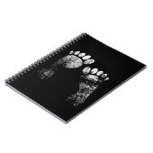 Favoriete benen , volgen de volgende persoon , gra notitieboek (Linkerzijde)