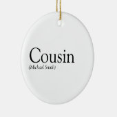 Favoriete Beste Ooit Neef Definitie Pret Keramisch Ornament (Rechts)