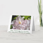 Favoriete BFF! Kaarten Roze Paarse Rododendrons (Achterkant)