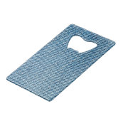 Favoriete Blauwe Jeans Creditkaart Flessenopener (Achterkant Gekanteld)