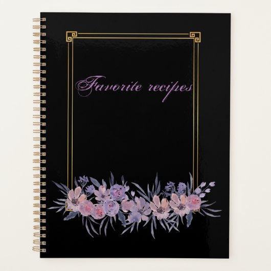 Favoriete bloemetontwerp planner (Voorkant)