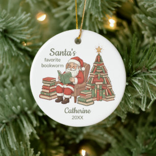 Favoriete Boekenwurmnaam en -jaar van Sinterklaas Keramisch Ornament