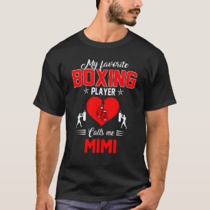 Favoriete bokser noemt me Mimi Moederdag T-shirt