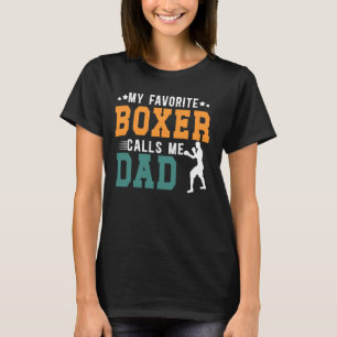 Favoriete bokser noemt me pap boksen pap boksen ge t-shirt