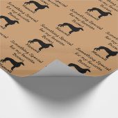 Favoriete Borzoi Custom Wrapping Paper Cadeaupapier (Hoek)