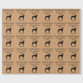 Favoriete Borzoi Custom Wrapping Paper Cadeaupapier (Vlak)