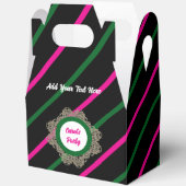 Favoriete Box 5 Zwart (Roze Groen) RFPMDesigns©️20 Bedankdoosjes (Open)