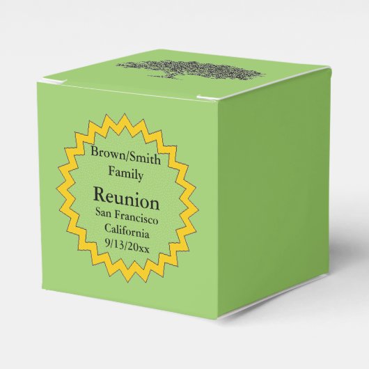 Favoriete Box - Gezinshereniging Bedankdoosjes (Voorkant Zijde)