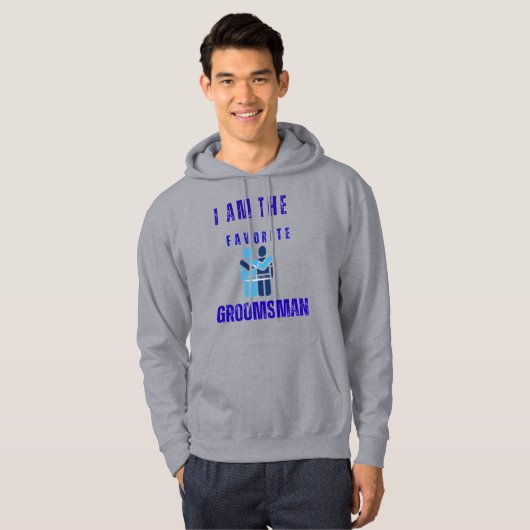 Favoriete bruidsjonker hoodie (Voorkant volledig)
