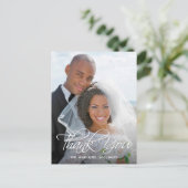 Favoriete bruiloft Foto Hartelijk dank Briefkaart (Staand voorkant)