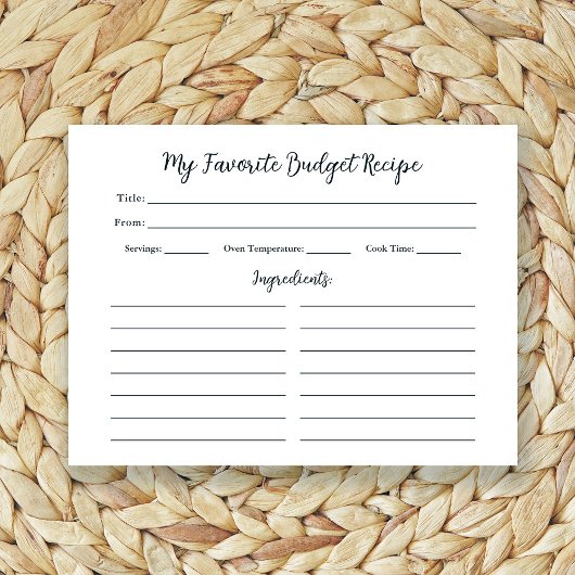 Favoriete budget recepten | Eenvoudige Basic Recep