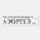 Favoriete Bumpersticker (Voorkant)