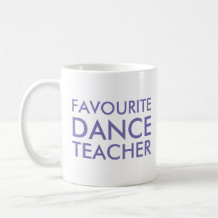 Favoriete cadeau voor dansleraar koffiemok