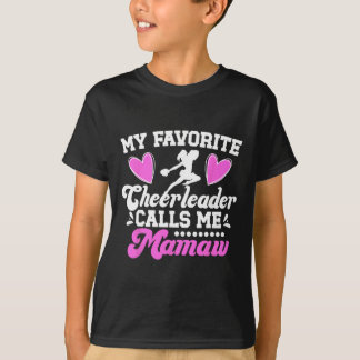 Favoriete Cheerleader noemt me Mamaw Cheer Mamaw O T-shirt