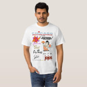 Favoriete Chicagoland Restaurants, v2. T-shirt (Voorkant volledig)