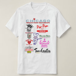 Favoriete Chicagoland Restaurants, v3. T-shirt