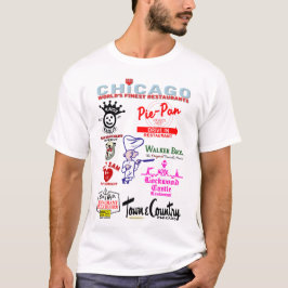 Favoriete Chicagoland Restaurants, v3. T-shirt