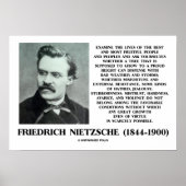 Favoriete condities Groei Nietzsche Poster (Voorkant)