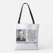 Favoriete condities Groei Nietzsche Tote Bag (Achterkant)