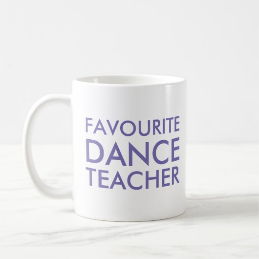 Favoriete Dance Teacher Gift Koffiemok (Links)
