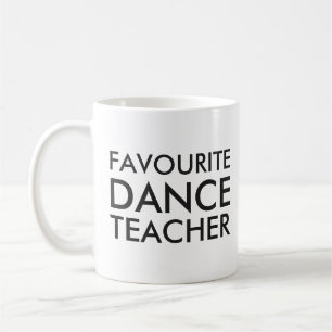 Favoriete dansleraar cadeau koffiemok